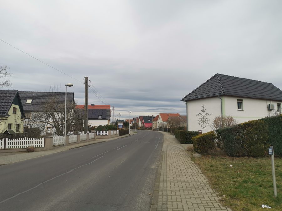 View of Frauwalde in the municipality of Großkmehlen