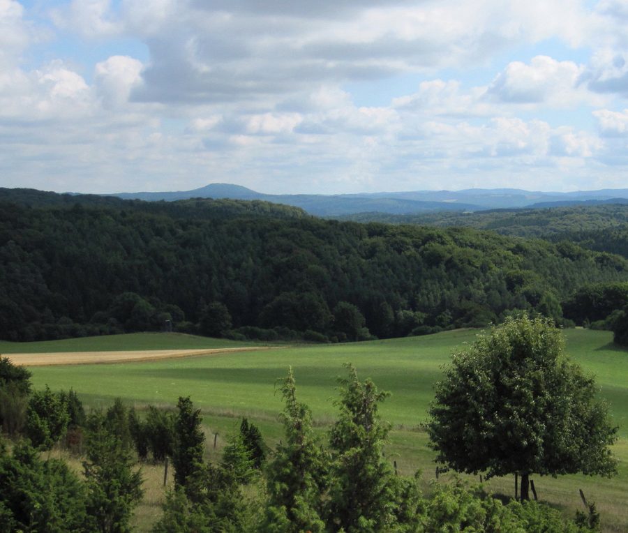 The Aremberg in the Eifel, seen from a neighboring viewpoint