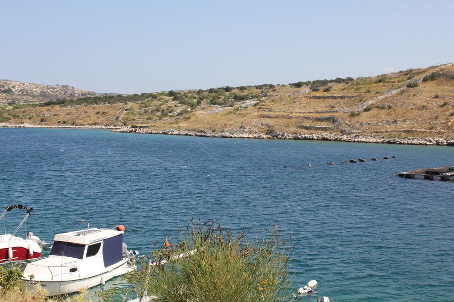 Coastal landscape in the municipality of Rogoznica, Croatia