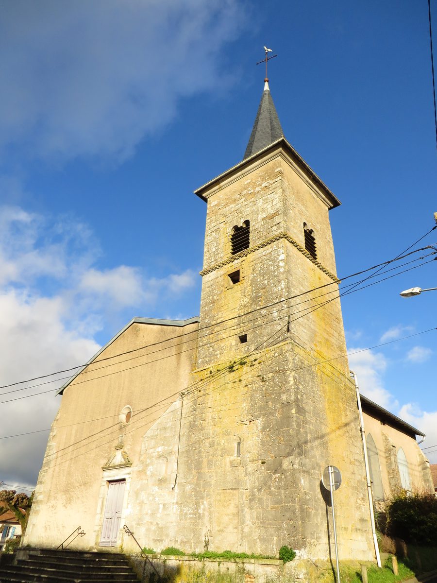 Exterior view of the village church of Domèvre-en-Haye