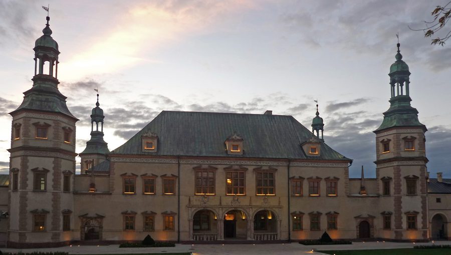 Castle (Bishop's Palace) in Kielce in Poland
