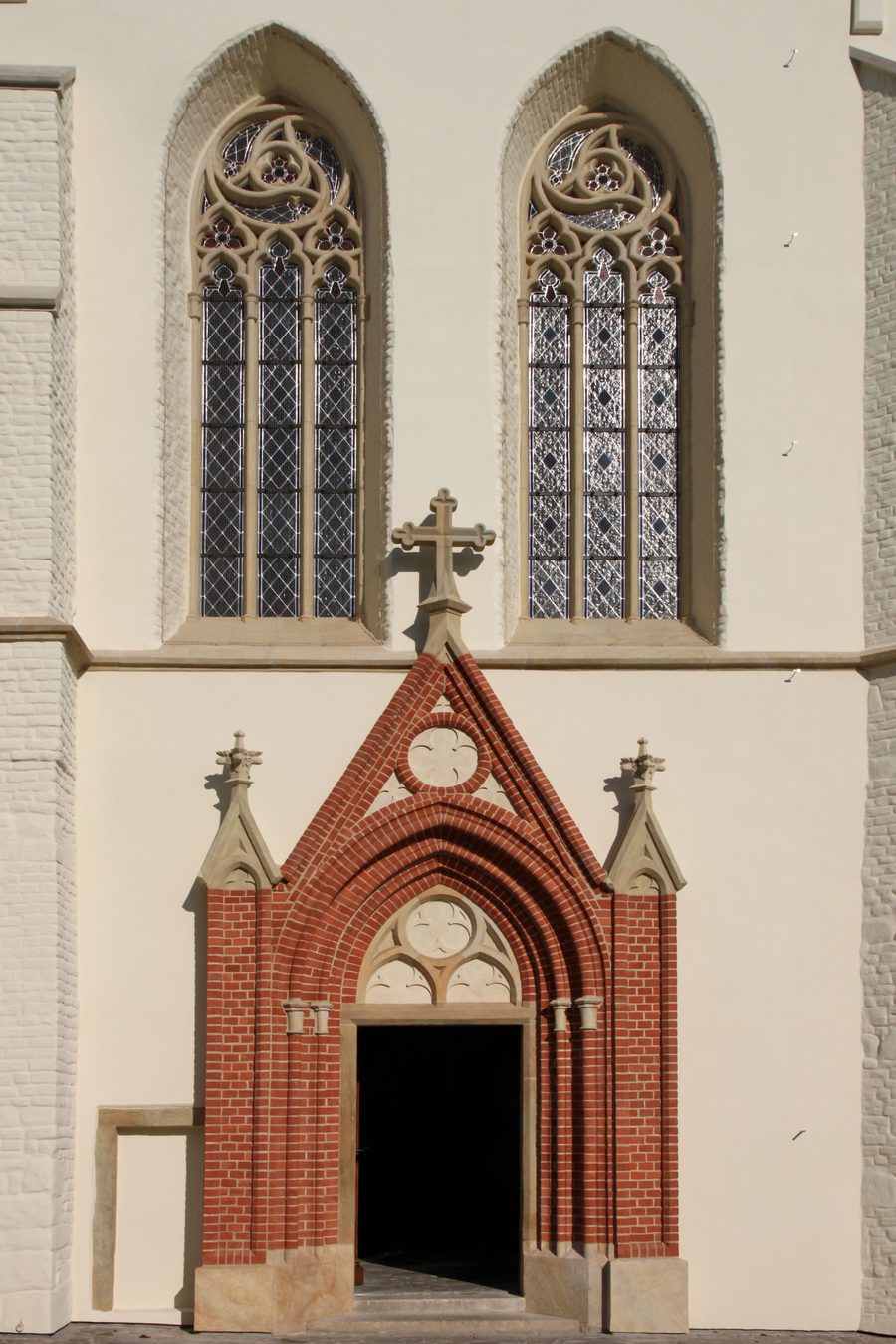Facade of the castle chapel of Saint Thomas of Canterbury in Racibórz