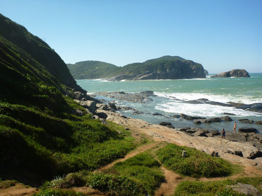 Rocky coastline at Ponta da Lagoinha near Búzios