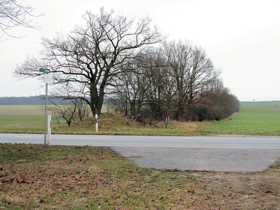 Rampart of the Parchim Landwehr east of Spornitz