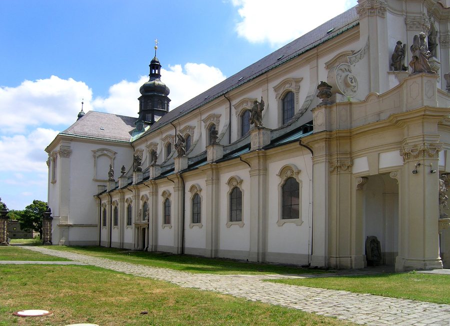 Exterior view of the Cistercian monastery in Osek.