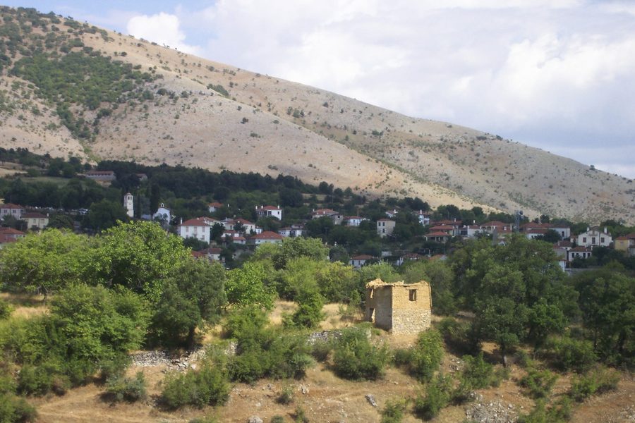 Partial view of Vogatsiko in the Kastoria region