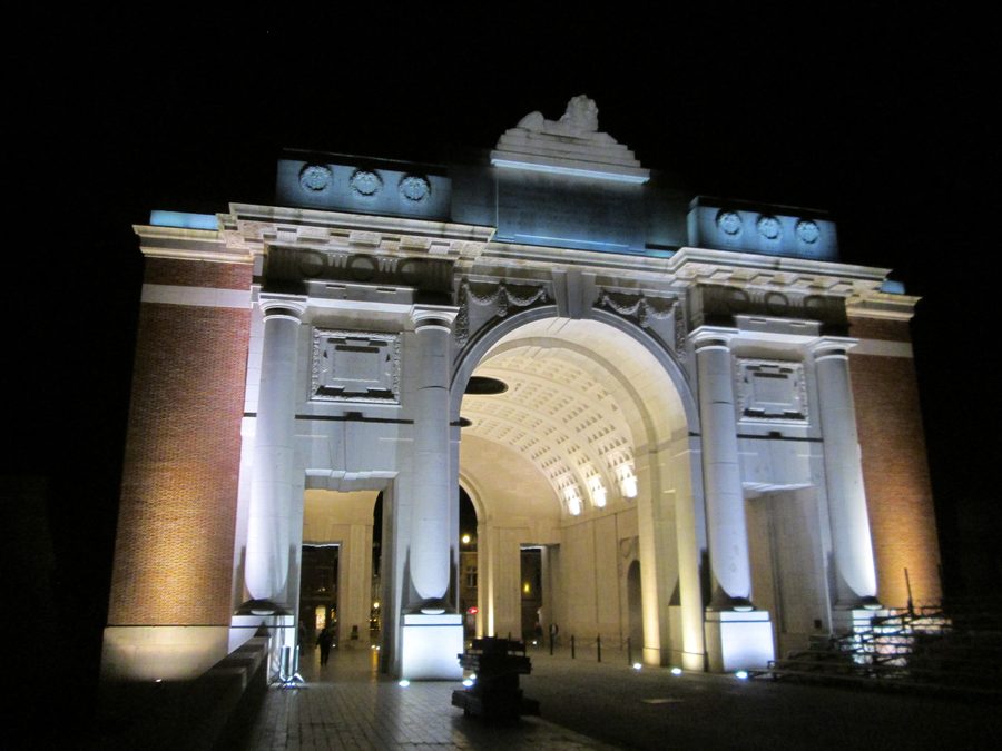 Menin Gate in Ieper, Belgium