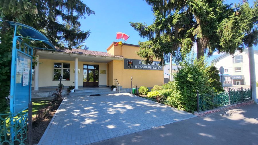 Town Hall of Vatra in the Republic of Moldova