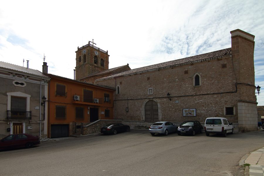 North facade of the Iglesia de Santa María Magdalena in Valverde de Júcar