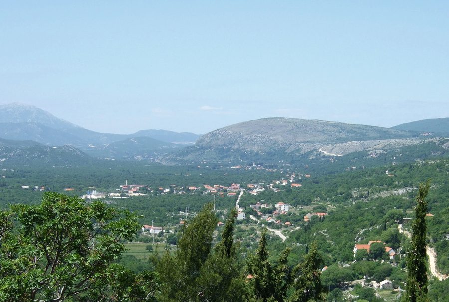 View from Žeževica of Šestanovac, Katuni and Kreševo
