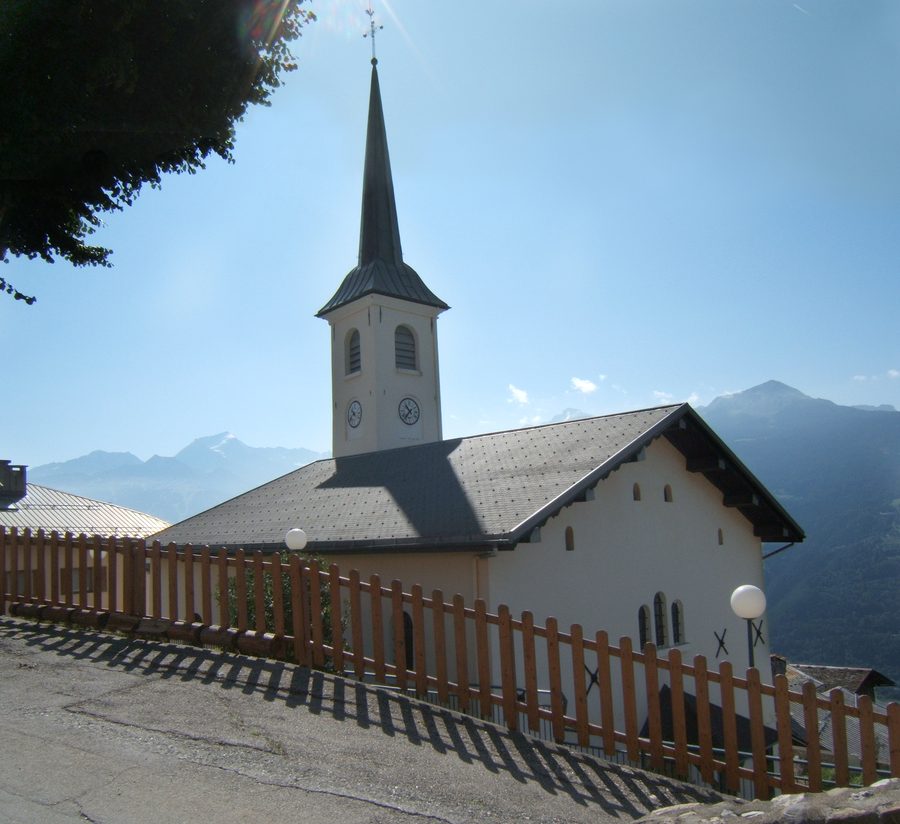 The Saint-Barthélémy church in Granier, Savoie