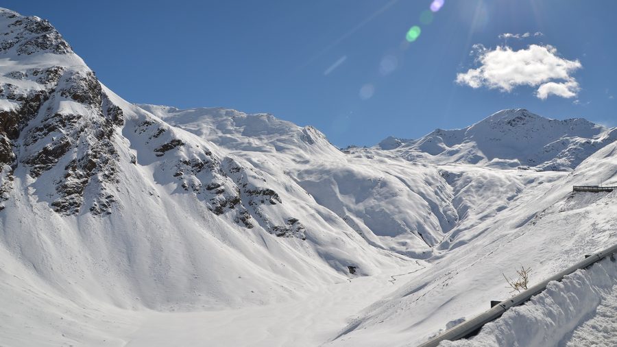 Landscape near Santa Maria in Val Müstair