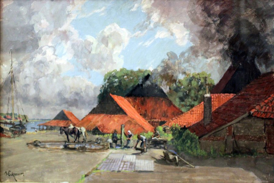 Historic brickworks in Ekensund