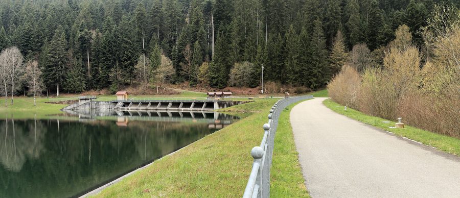 View of the Nagold Reservoir between Grömbach and Seewald