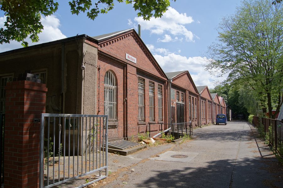 Historic film studio in Liebermannstraße in Berlin-Weißensee