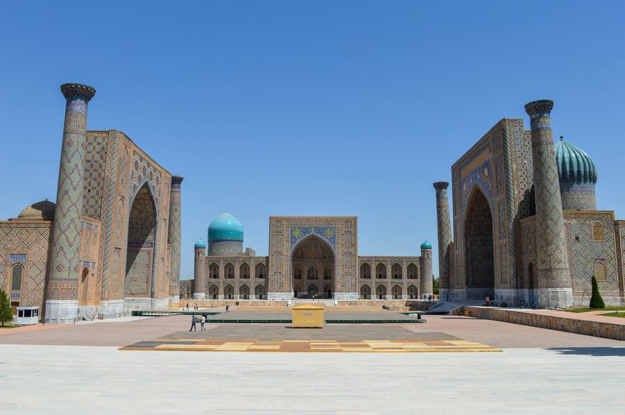 Registan ensemble in Samarkand