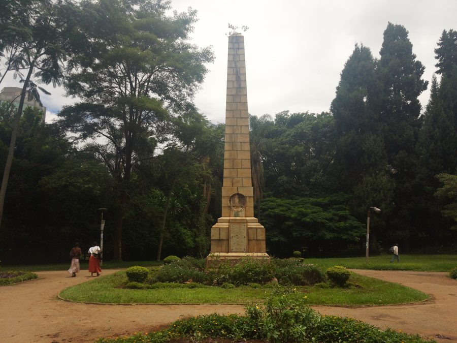 World War I memorial in the Harare Gardens