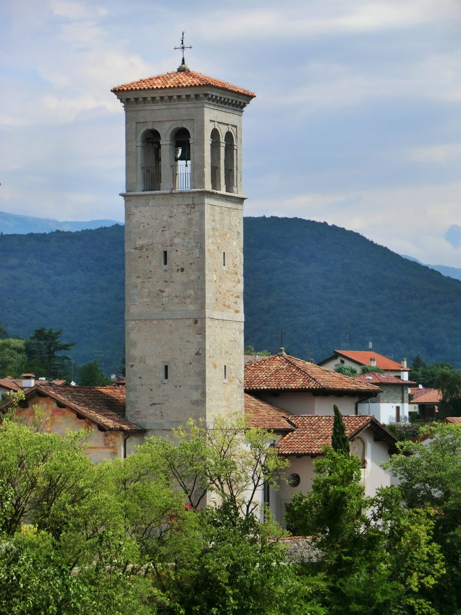Historic architecture in Cividale del Friuli in Friuli Venezia Giulia