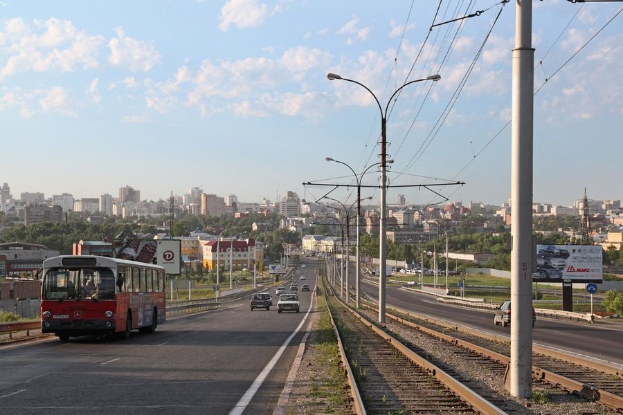 A city view of Barnaul, the regional capital of Altai Krai.