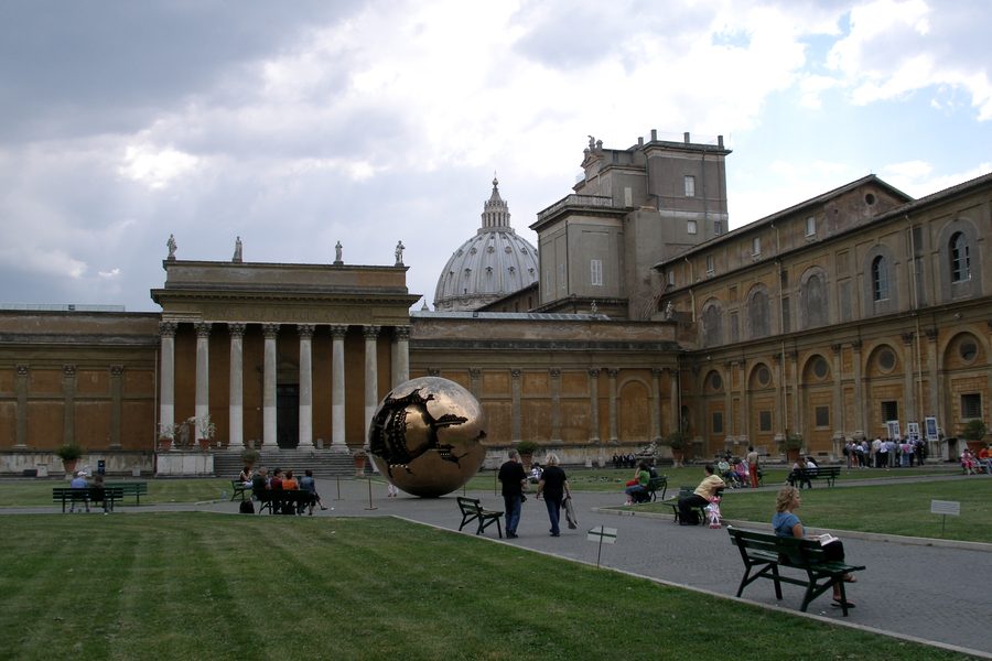 Gardens and courtyards of the Vatican Museums