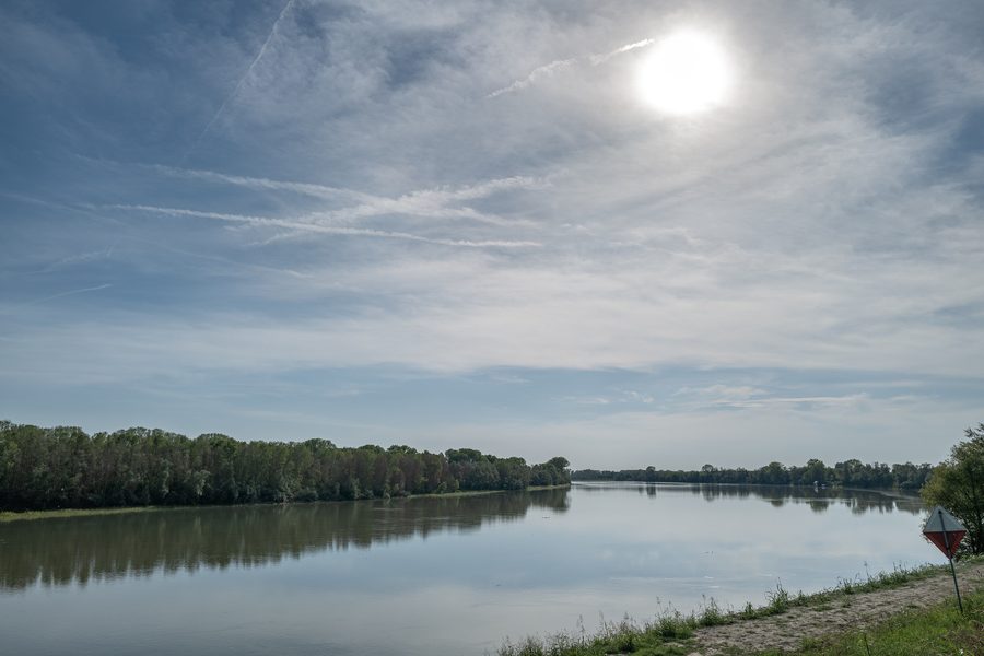 The Po near Guarda Veneta in the province of Rovigo