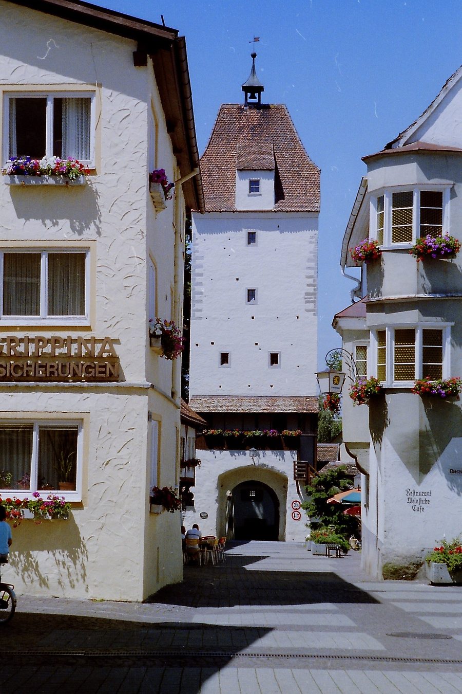 Espantor gate tower in the historic old town of Isny in Allgäu