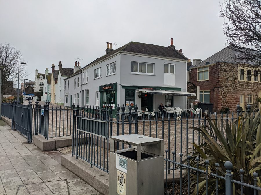 Café scene on Jersey