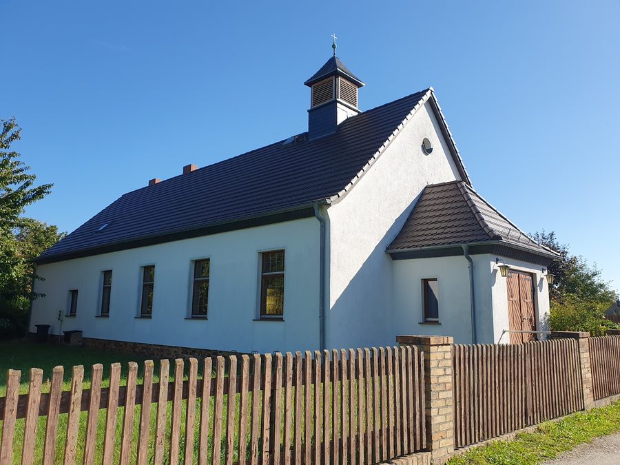 Northwest view of the Protestant church in Schipkau
