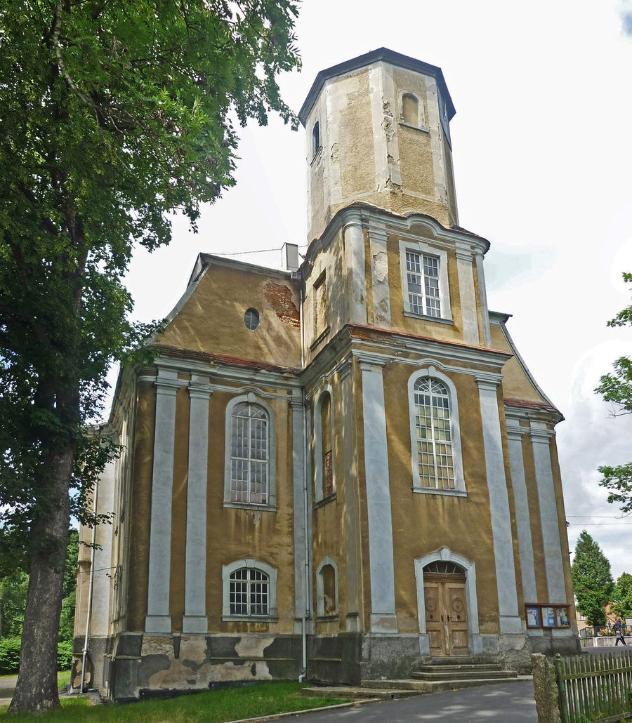 Saint Barbara church in Rębiszów, Lower Silesia