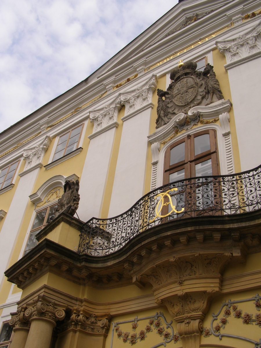 Bruntál Castle with a Renaissance façade in Bruntál.