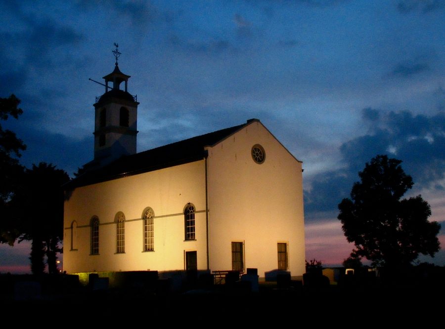 Protestant church in Simonshaven/Biert, South Holland