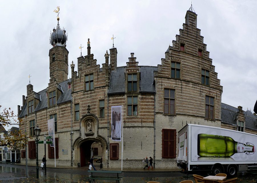 Panoramic view of the Markiezenhof in Bergen op Zoom