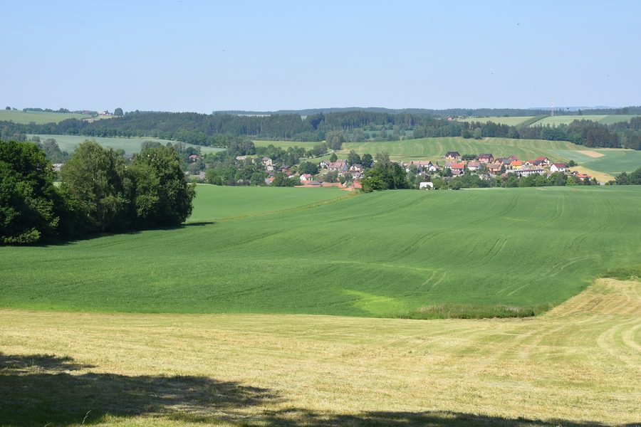 Horní Krupá, a village in the Vysočina Region