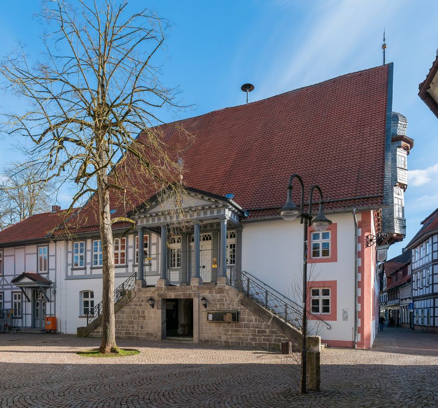 Historic town hall in Osterode am Harz