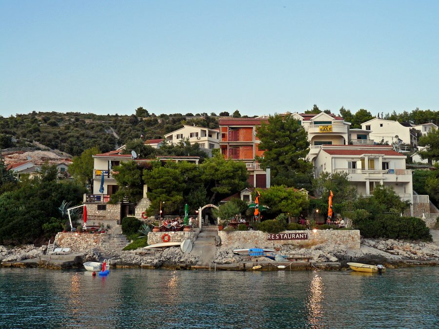 View of Sevid on the Dalmatian coast