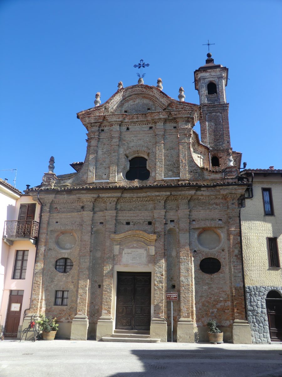 San Giovanni confraternity building in Novello, Cuneo