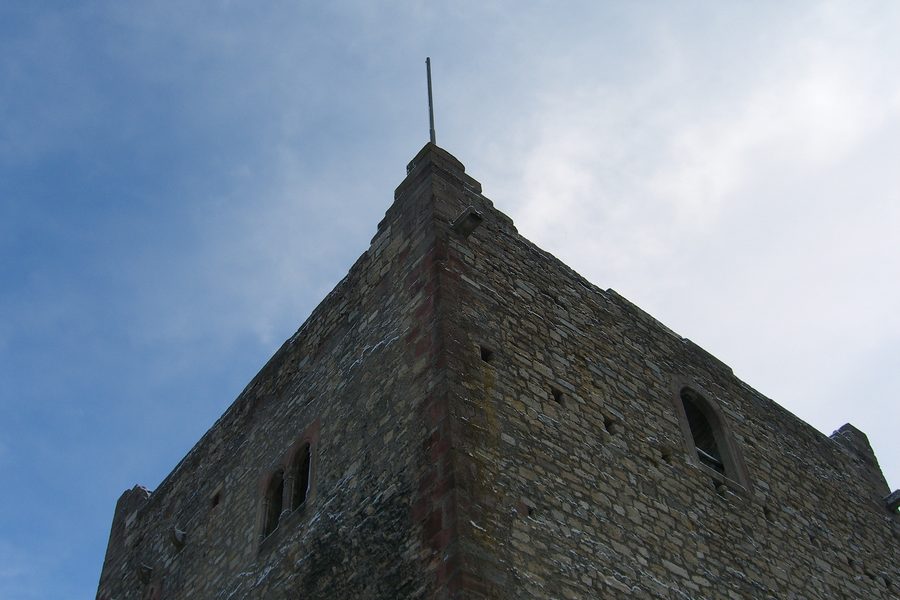 Ruins of Wartenberg Castle near Muttenz in the canton of Basel-Landschaft