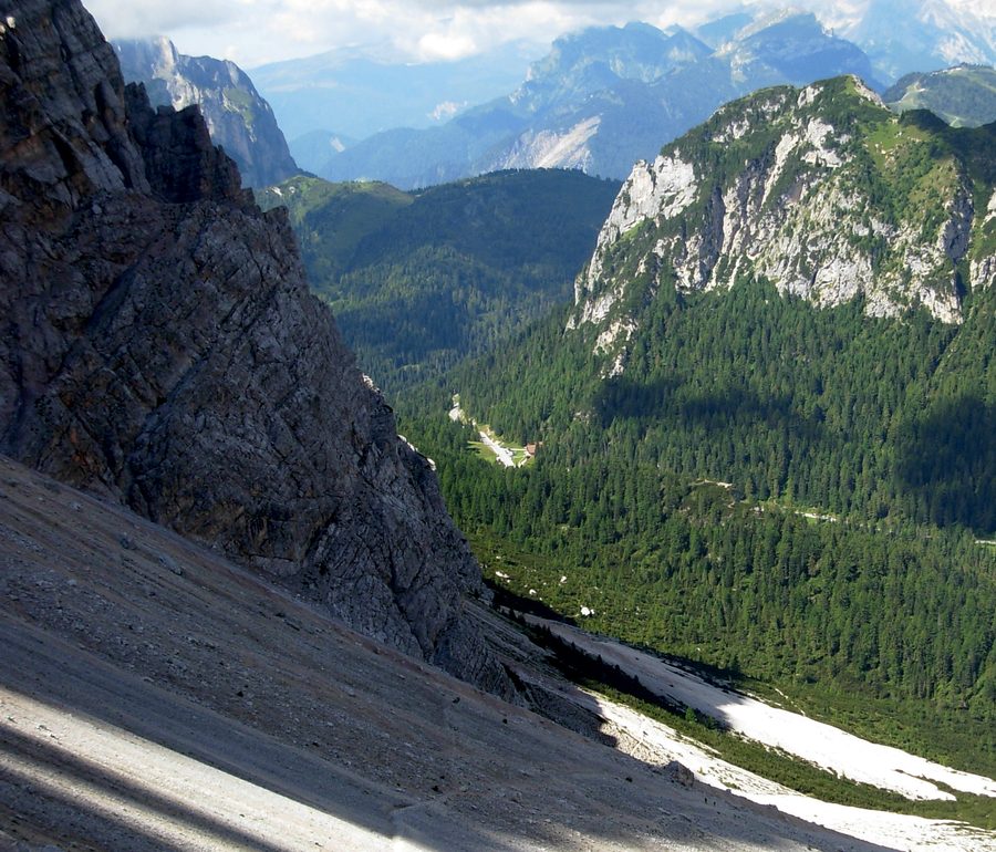 Forcella Staulanza in Val di Zoldo