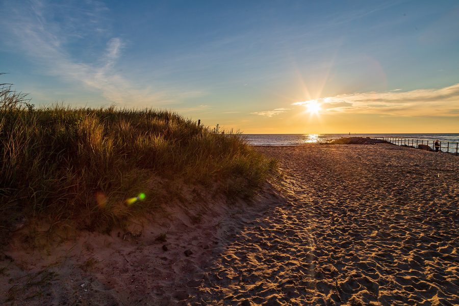 Atlantic coastline at Delaware Seashore State Park
