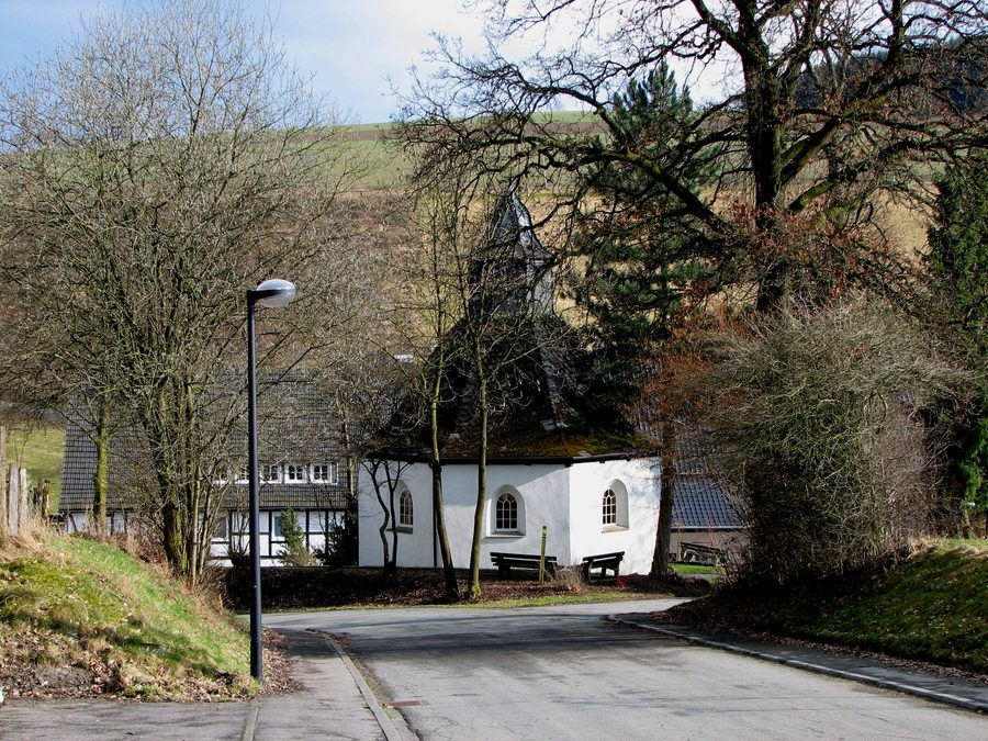 Catholic St. Lucia Chapel in Erflinghausen near Meschede