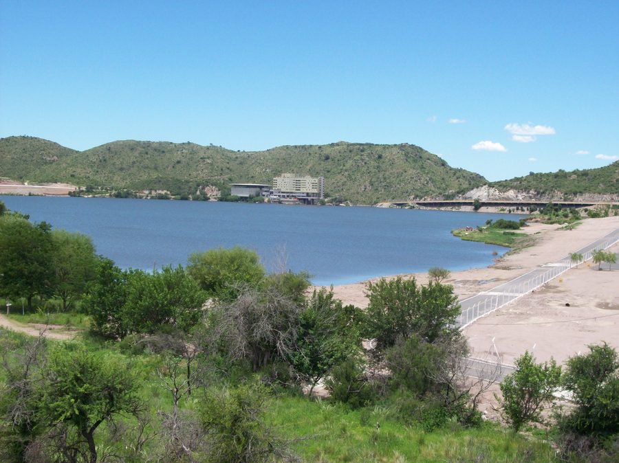 Potrero de Los Funes Lake in the Province of San Luis, Argentina.