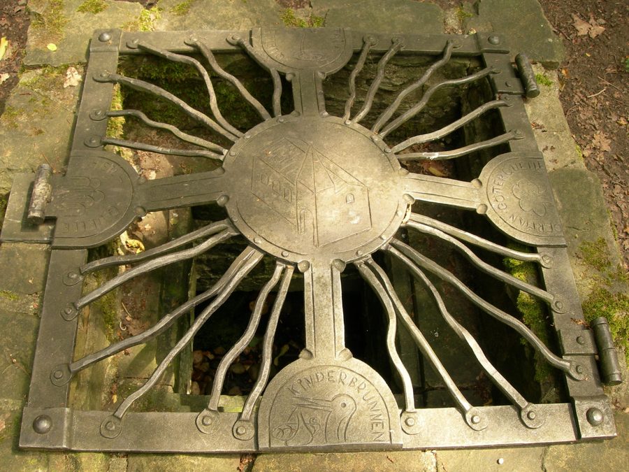 Fountain at St. Clemens in Essen-Werden