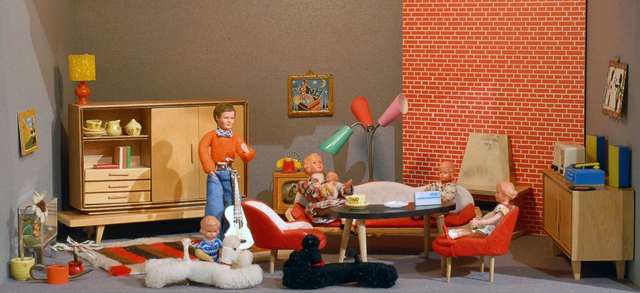 Historic dollhouses at the Swiss Children's Museum in Baden