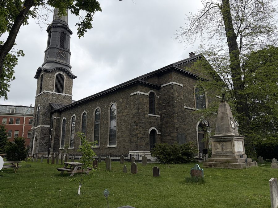 Old Dutch Church on Main Street in Kingston, New York