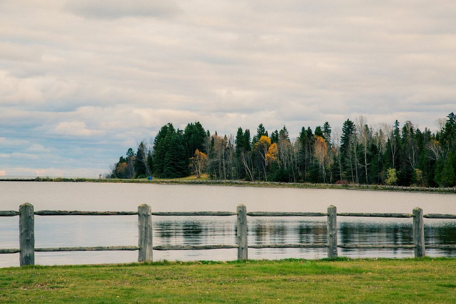 Shore of Lake Superior in Chippewa Park near Thunder Bay, Ontario