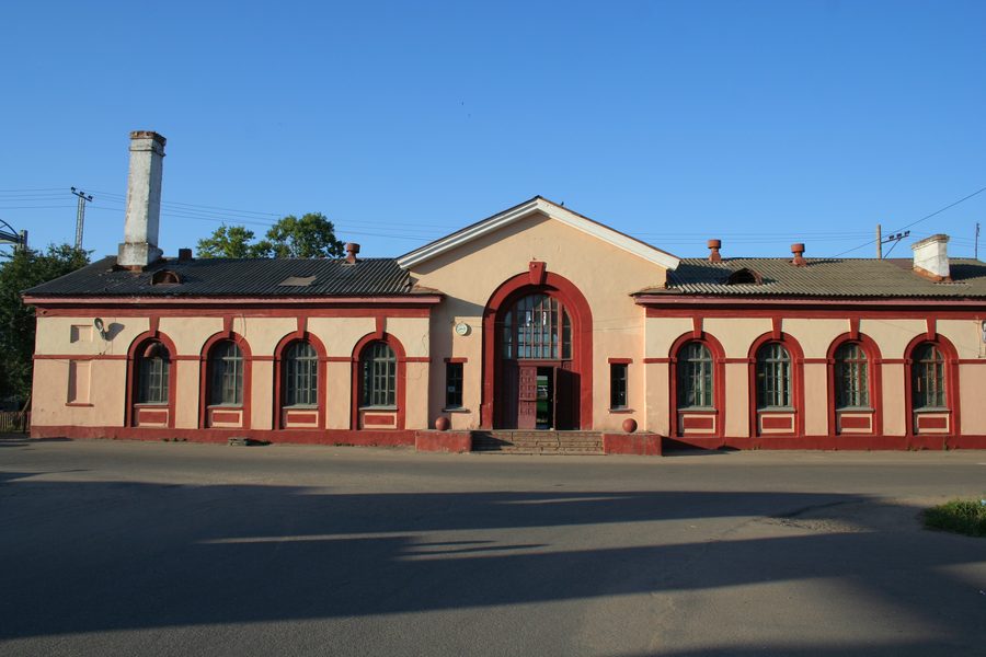 Railway station of Likhoslavl in Tver Oblast, Russia