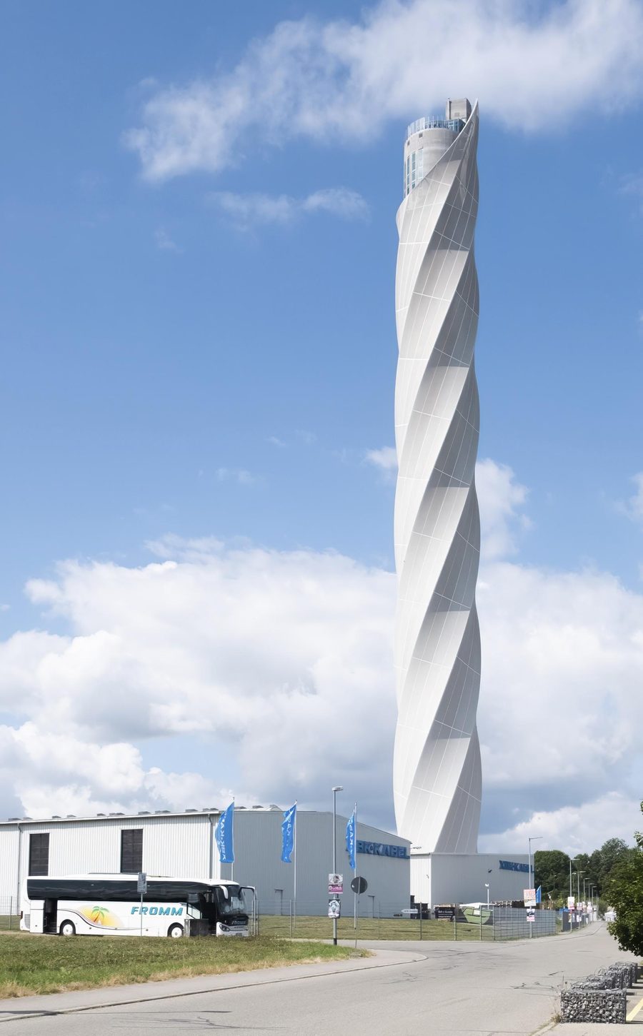 Thyssenkrupp test tower in Rottweil