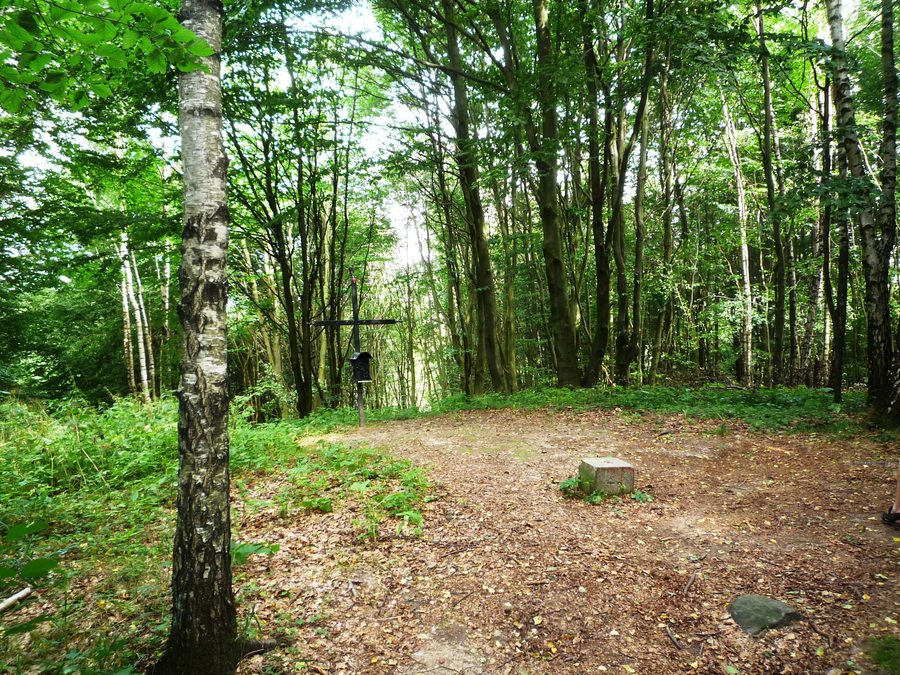 Summit of the Helpter Berg, the highest point in Mecklenburg-Vorpommern