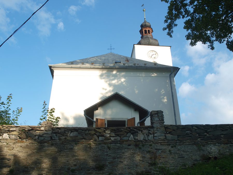 Church of the Holy Three Kings in Břidličná in the Bruntál District