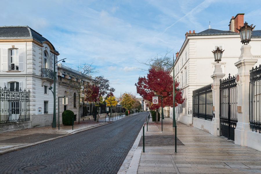 Avenue de Champagne in Épernay, Marne, France